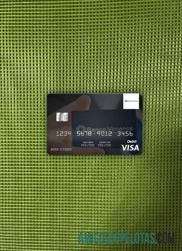 República Dominicana Banco Vimenca Visa Cartão de Débito Foto Look Front baixar para verificação